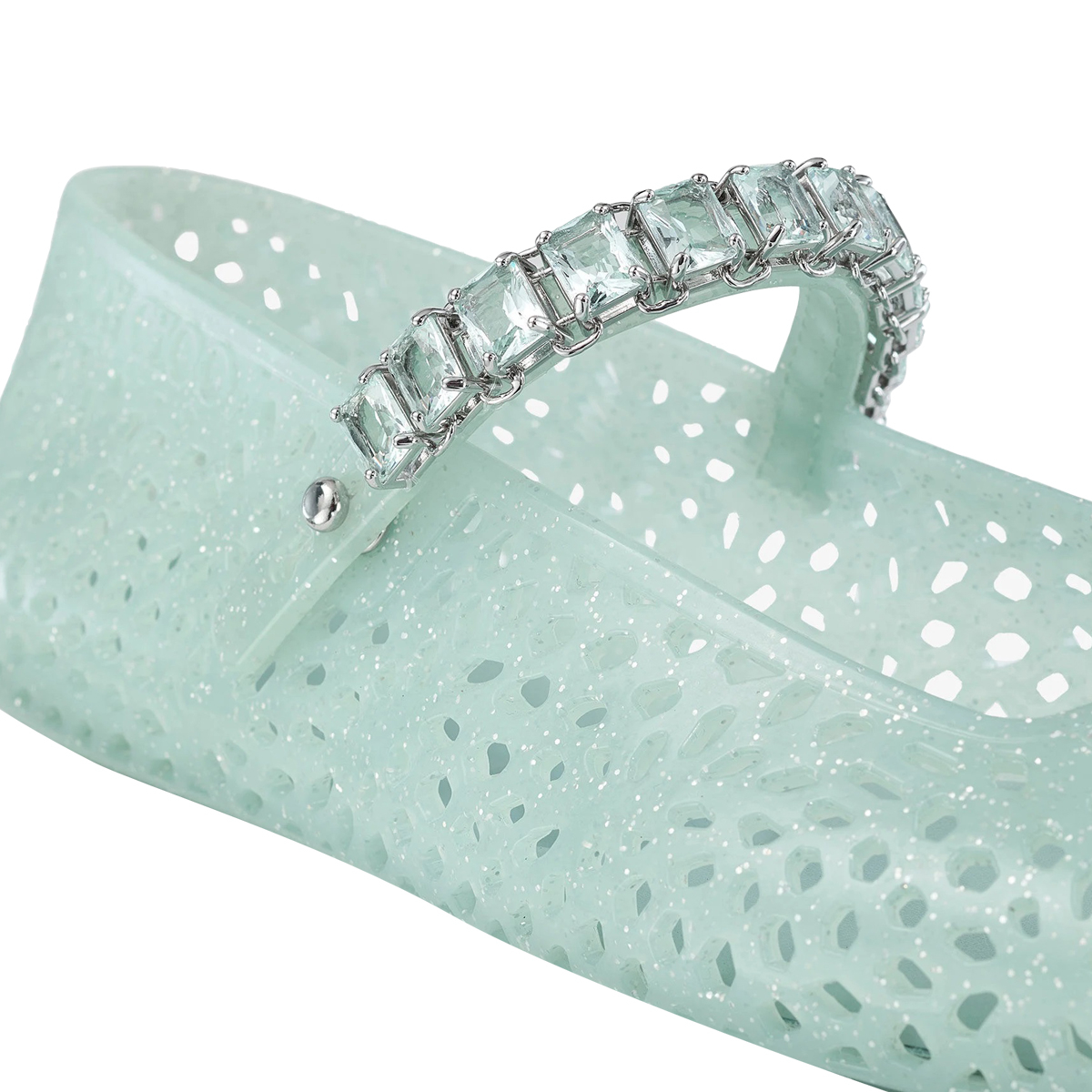 [Jimmy Choo] Flat shoes FW26 THE JELLYNTXLIGHT VERDE