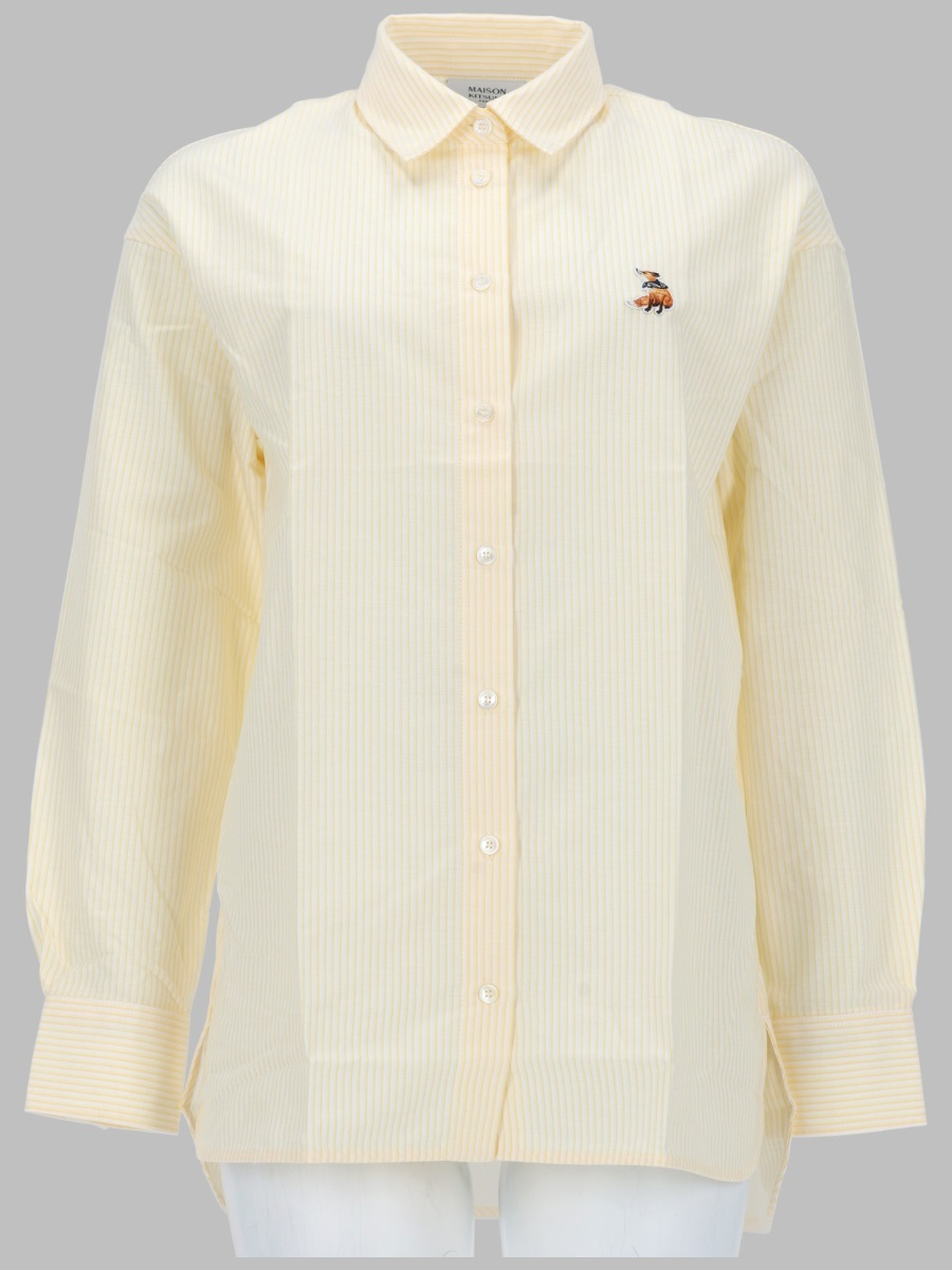 [MAISON KITSUNE] Shirts Long Sleeve SS26 QW00415WC5098_0493