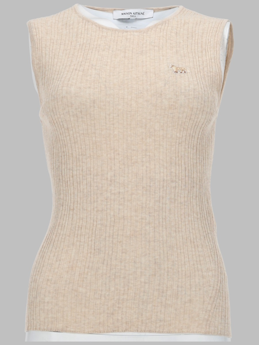 [MAISON KITSUNE] Tank top SS26 QW00607KT1195_H218