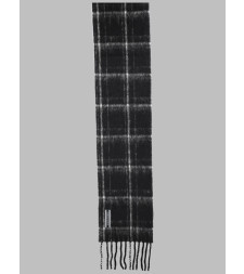 [Our Legacy] Scarf FW26 A4248EBF_BLACKFUZZYALPACACHECK