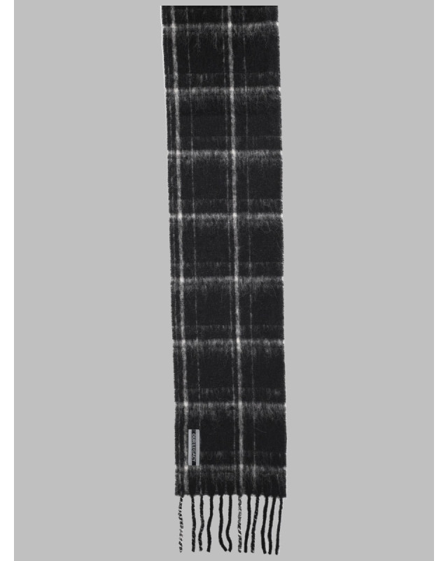 [Our Legacy] Scarf FW26 A4248EBF_BLACKFUZZYALPACACHECK