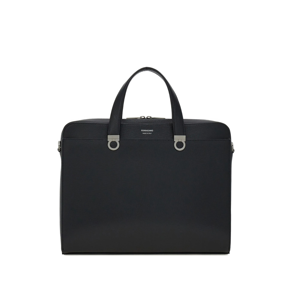 [Ferragamo] Briefcase FW26 241806 0786555 NERO