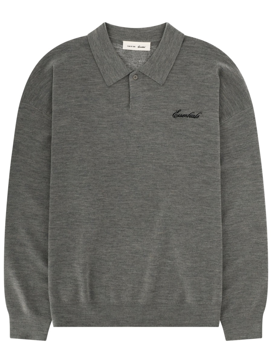 [Fear Of God Essentials] Knitwear SS26 192SP264912F_CONCRETEHEATHER
