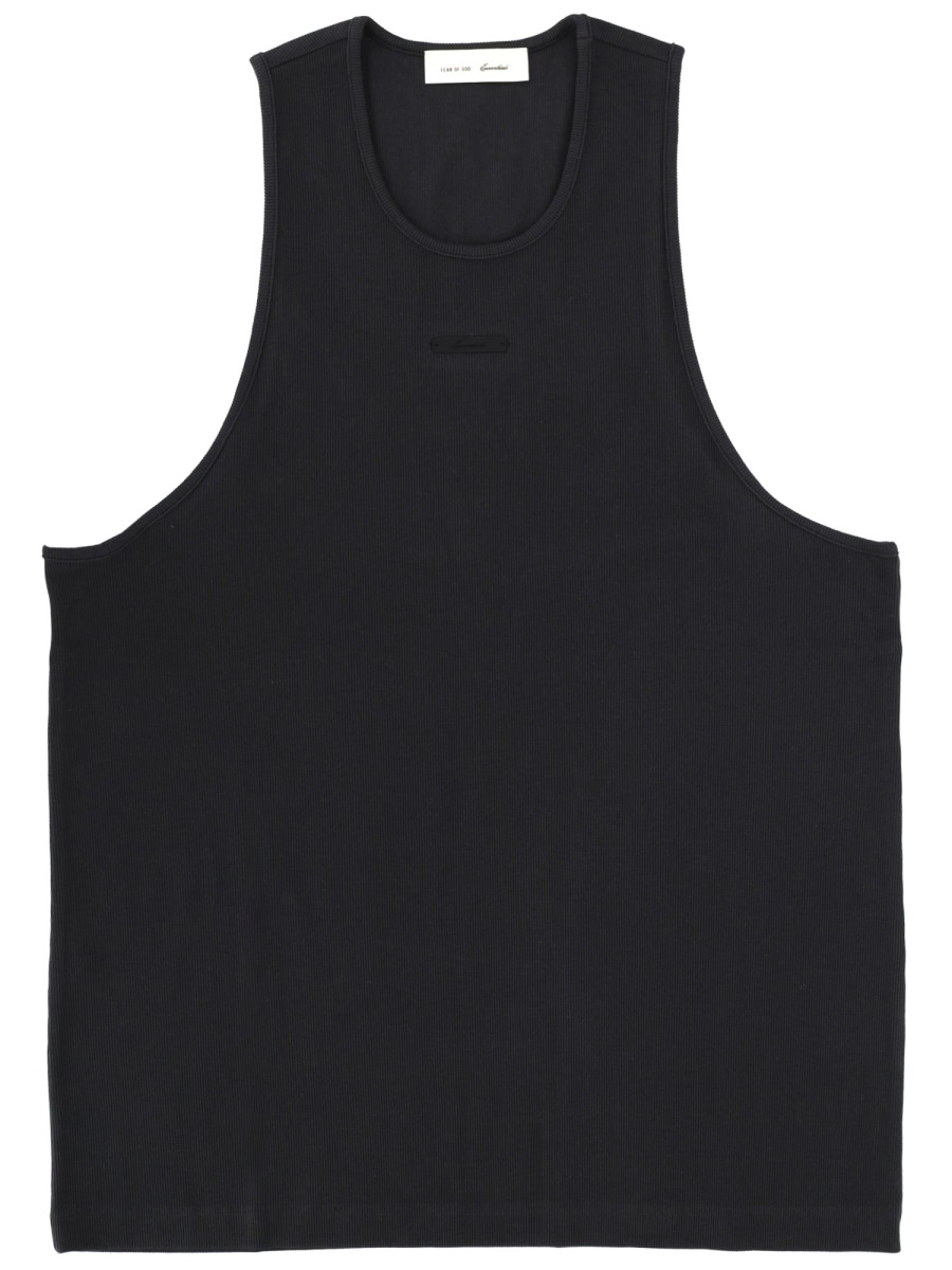 [Fear Of God Essentials] T-shirts Sleeveless SS26 125SP264251F_VINTAGEBLACK