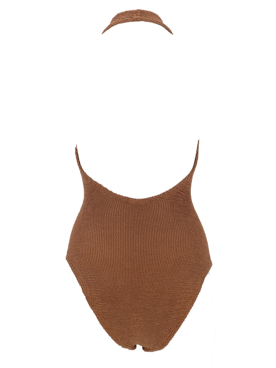 [Hunza G] Swimsuit SS26 S-SANDY-CR_METALLICCOCOA
