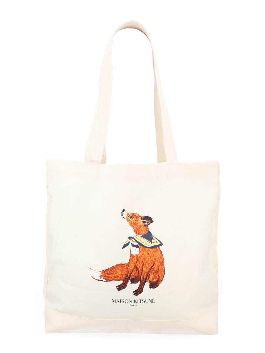 [MAISON KITSUNE] Tote bag SS26 QU05130WW9042_P700