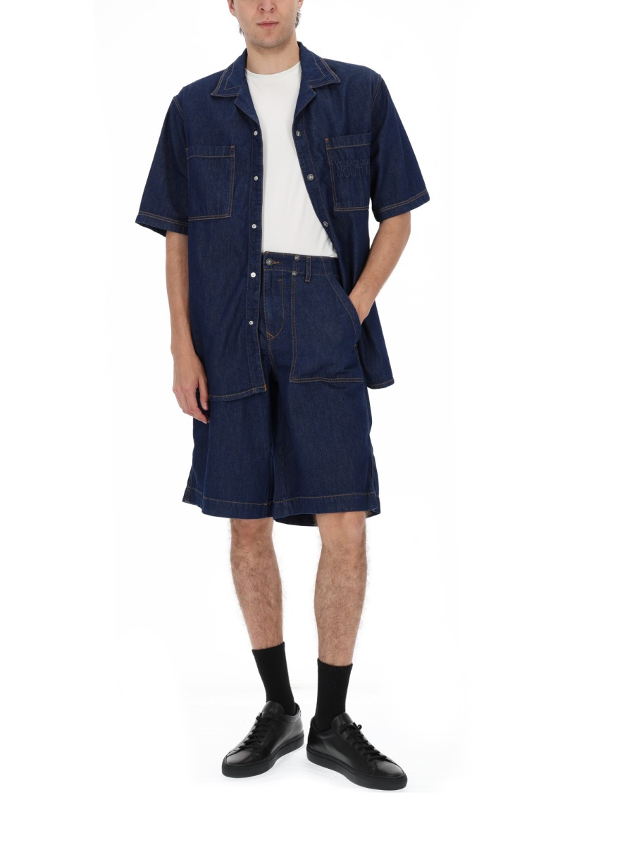 [VERSACE JEANS COUTURE] Shirts Short Sleeve SS26 80GAL21A_DW127L54914