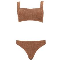 [Hunza G] Swimsuit SS26 B-XANDRA-CR_METALLICCOCOA
