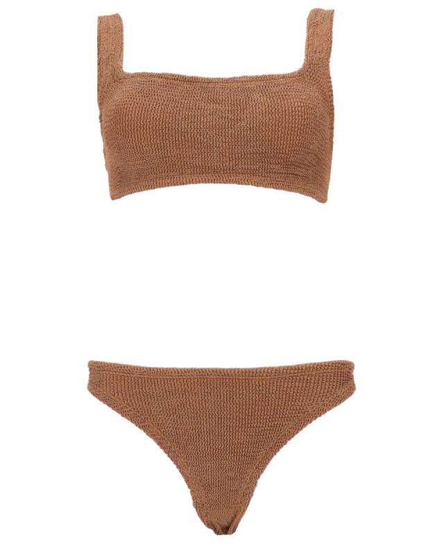 [Hunza G] Swimsuit SS26 B-XANDRA-CR_METALLICCOCOA