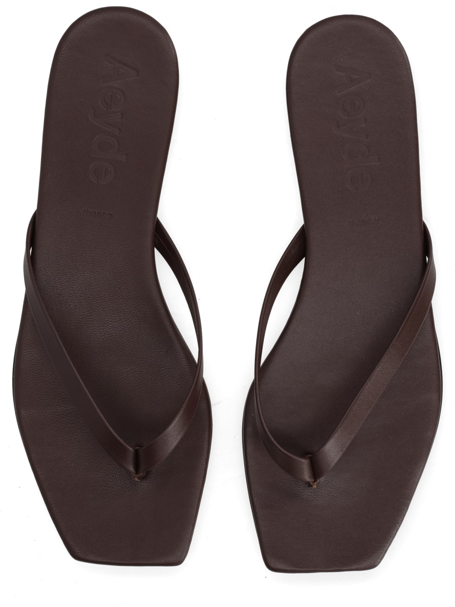 [Aeyde] Flat shoes SS26 A11-FS-BERS08FL81-SS24-953-007_MOKA