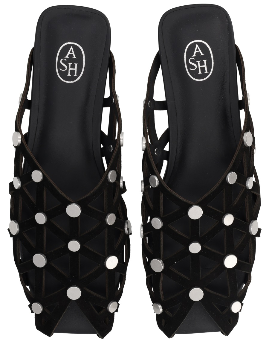 [ASH] Flat shoes SS26 BONE01_BLACK