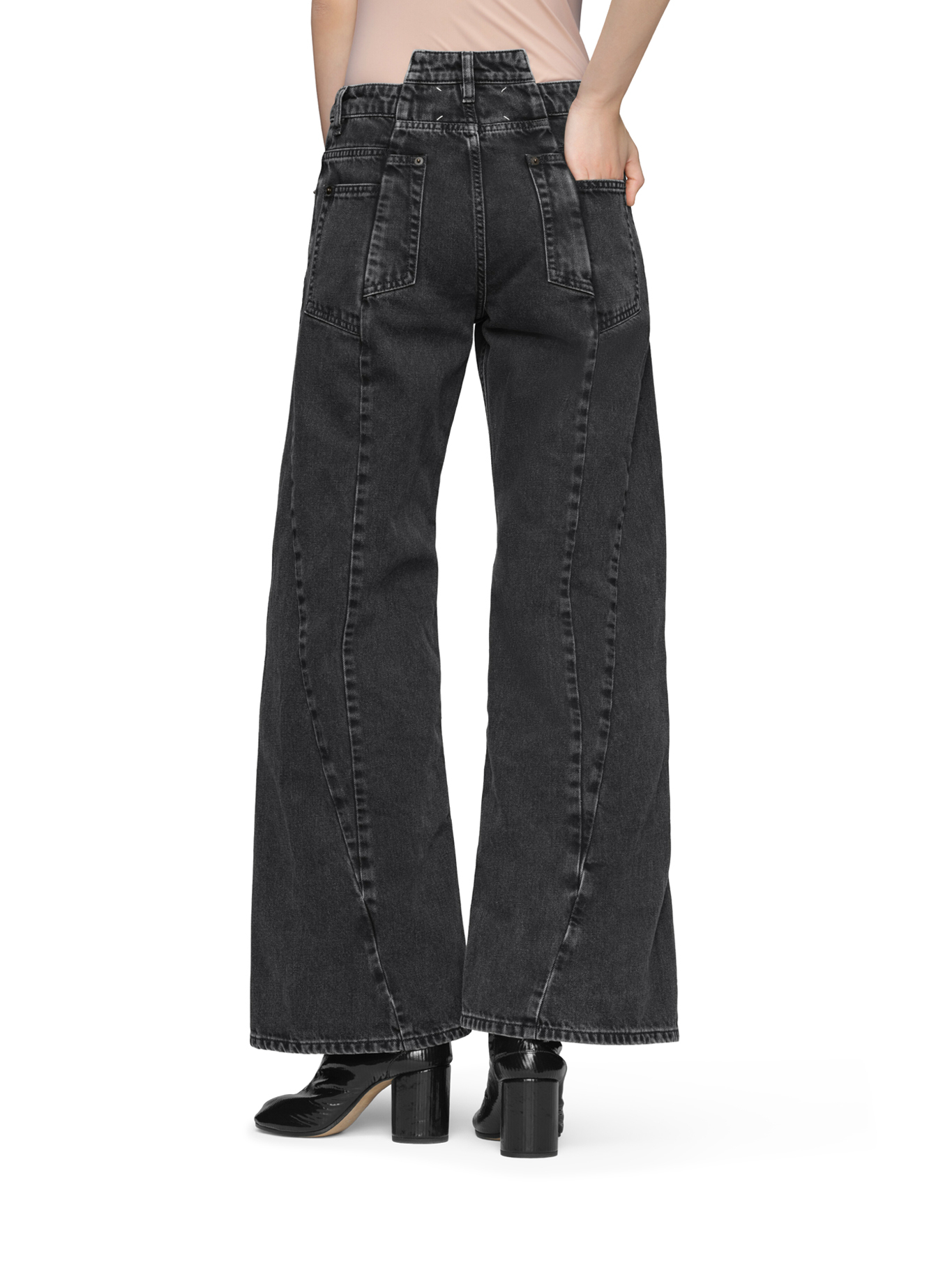 [Maison Margiela] Trousers FW26 S51LA0133S30496961 MEDIUM BLACK STONE