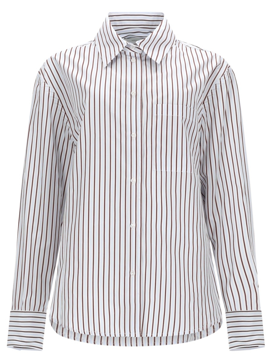 [LouLou De Saison] Shirts Long Sleeve SS26 MAUD_DARKRED/LIGHTBLUE