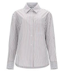 [LouLou De Saison] Shirts Long Sleeve SS26 MAUD_DARKRED/LIGHTBLUE