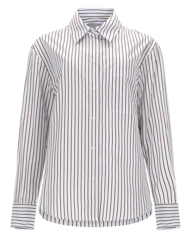 [LouLou De Saison] Shirts Long Sleeve SS26 MAUD_DARKRED/LIGHTBLUE