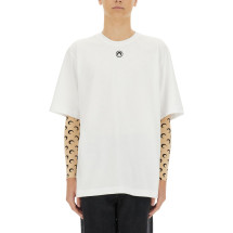 [MARINE SERRE] T-shirts Short Sleeve SS26 MTT077A_CJER0009WH10