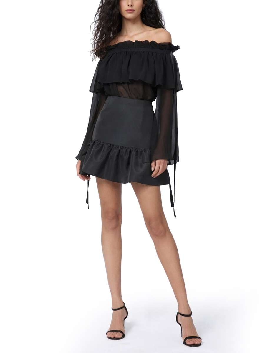 [Nina Ricci] Mini skirt SS26 26PCJU018PL0440_U9000