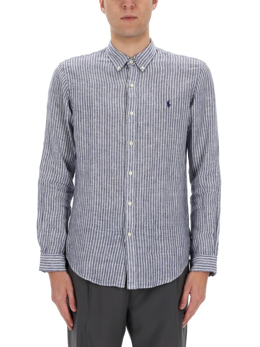 [Polo Ralph Lauren] Shirts Long Sleeve SS26 710B15647_0017188GNEWCLASSICNAVY
