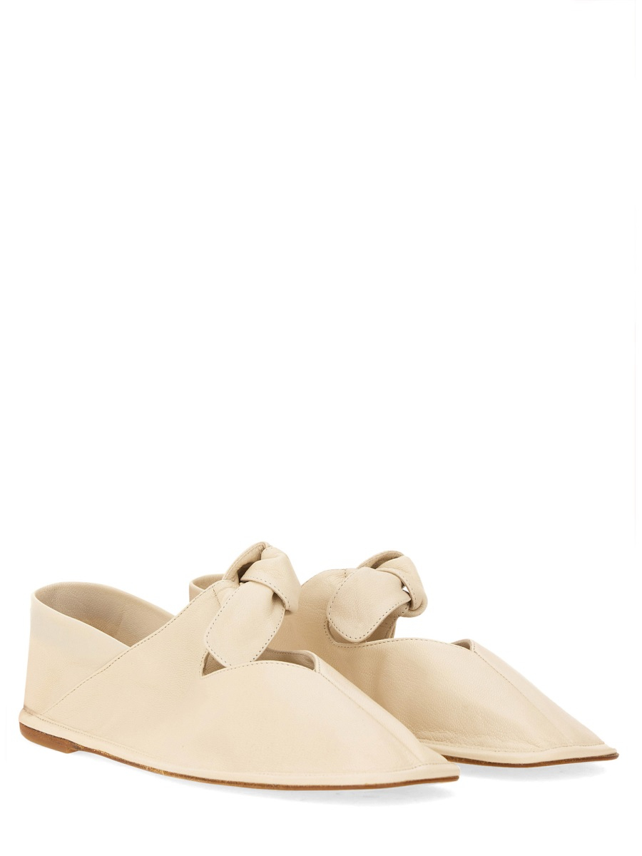 [HEREU] Flat shoes SS26 LLSSWFA24.003.1_CREAM