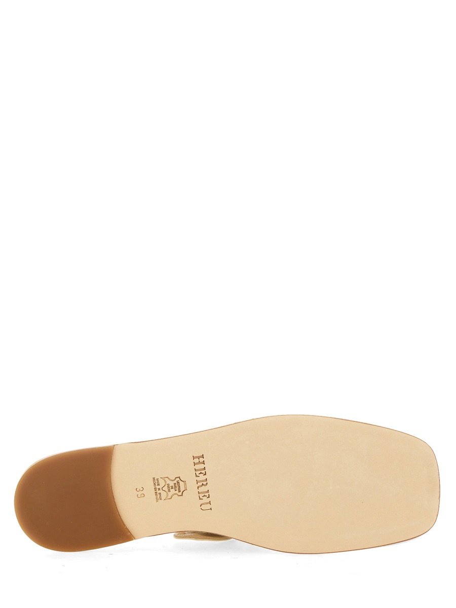 [HEREU] Flat shoes SS26 LLSSWFA24.003.1_CREAM