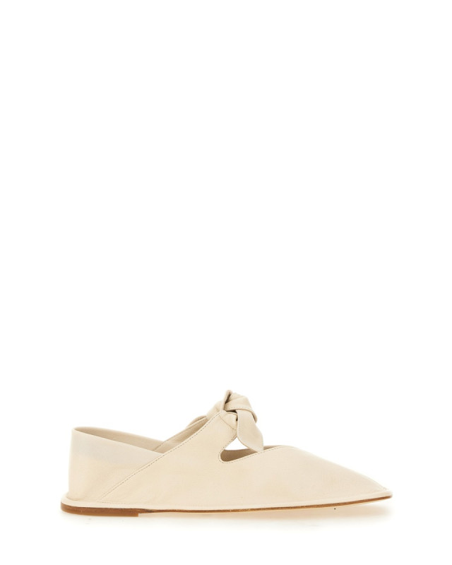 [HEREU] Flat shoes SS26 LLSSWFA24.003.1_CREAM