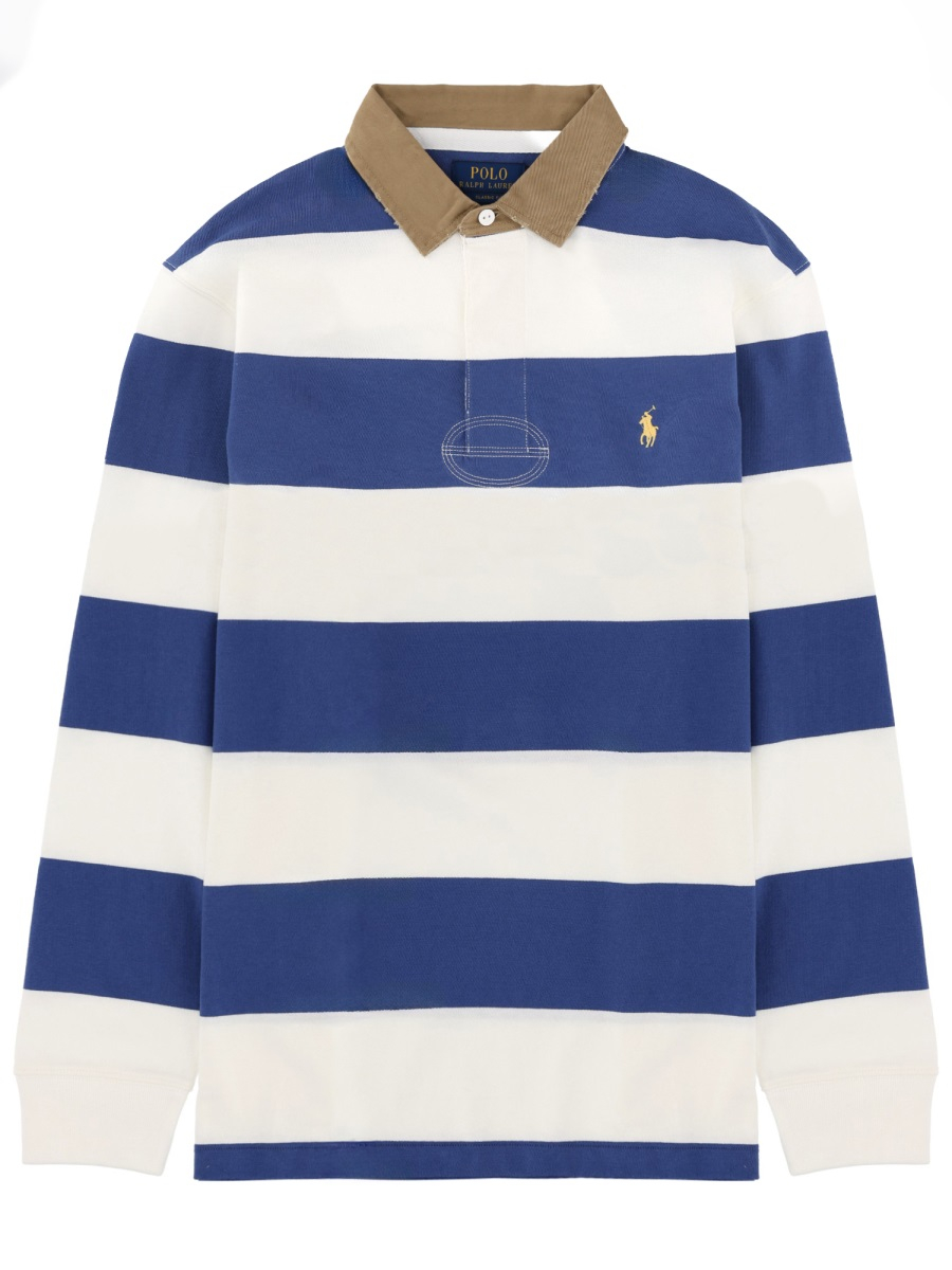 [Polo Ralph Lauren] T-shirts Long Sleeve SS26 710P05317_002OLDROYAL/TROPHYCREAM