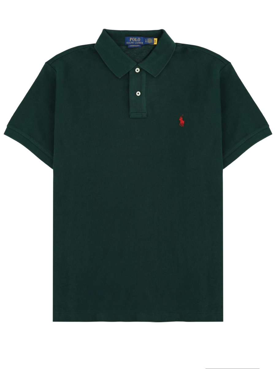 [Polo Ralph Lauren] Shirts Short Sleeve SS26 710782592_015COLLEGEGREEN/C3961