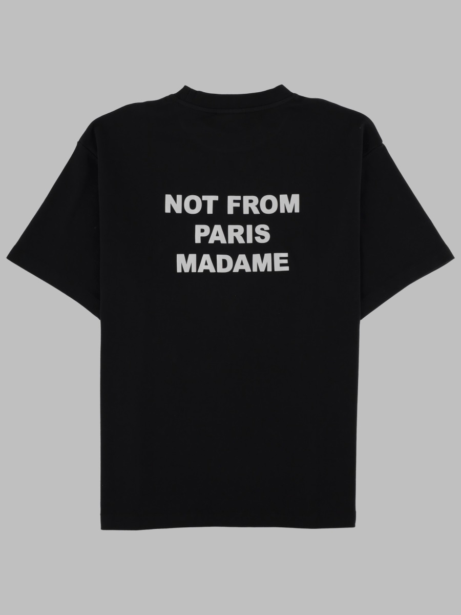 [DROLE DE MONSIEUR] T-shirts Short Sleeve FW26 TS203_CO002BLACK