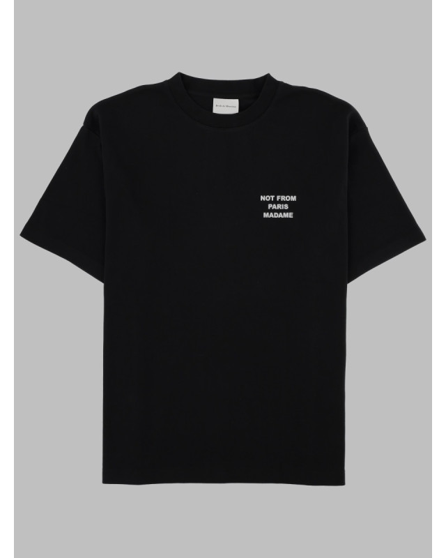 [DROLE DE MONSIEUR] T-shirts Short Sleeve FW26 TS203_CO002BLACK