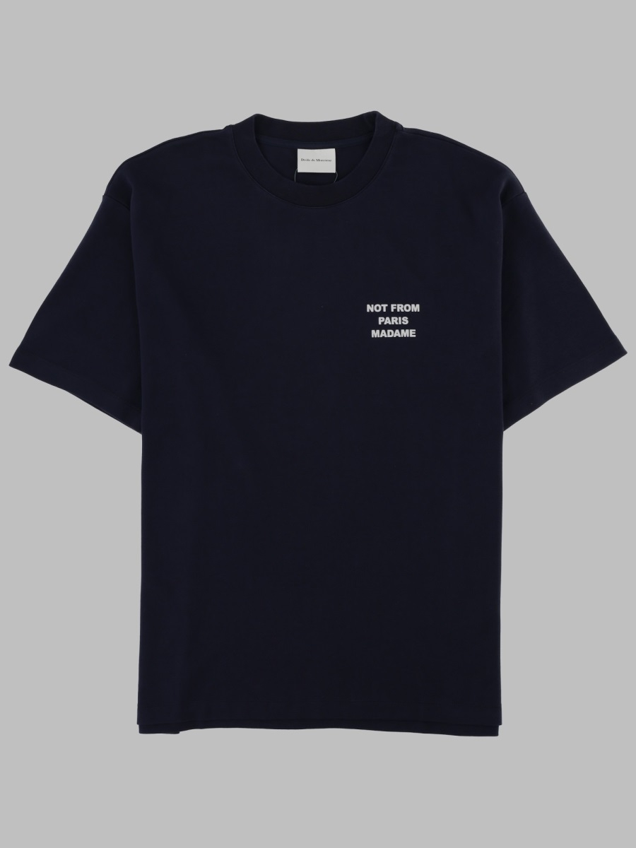 [DROLE DE MONSIEUR] T-shirts Short Sleeve FW26 TS203_CO002NAVY