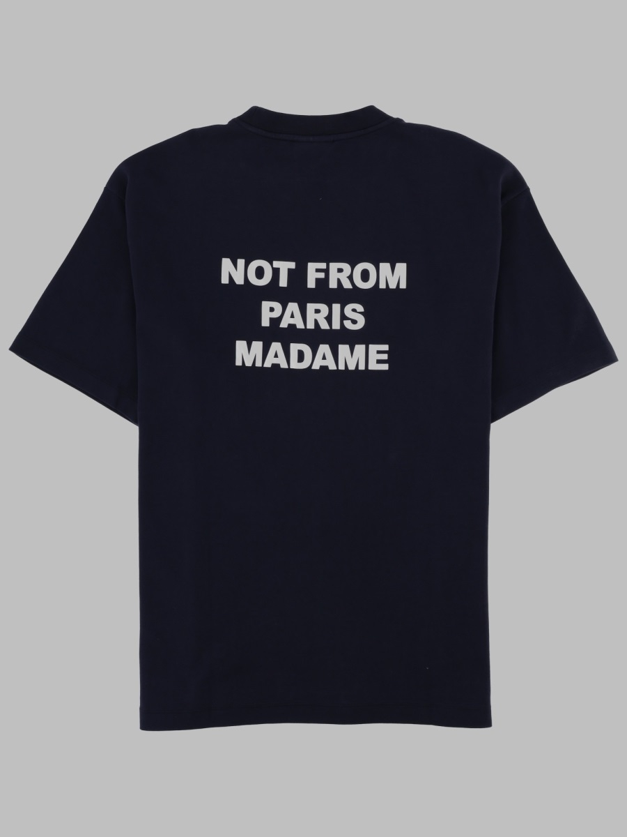 [DROLE DE MONSIEUR] T-shirts Short Sleeve FW26 TS203_CO002NAVY
