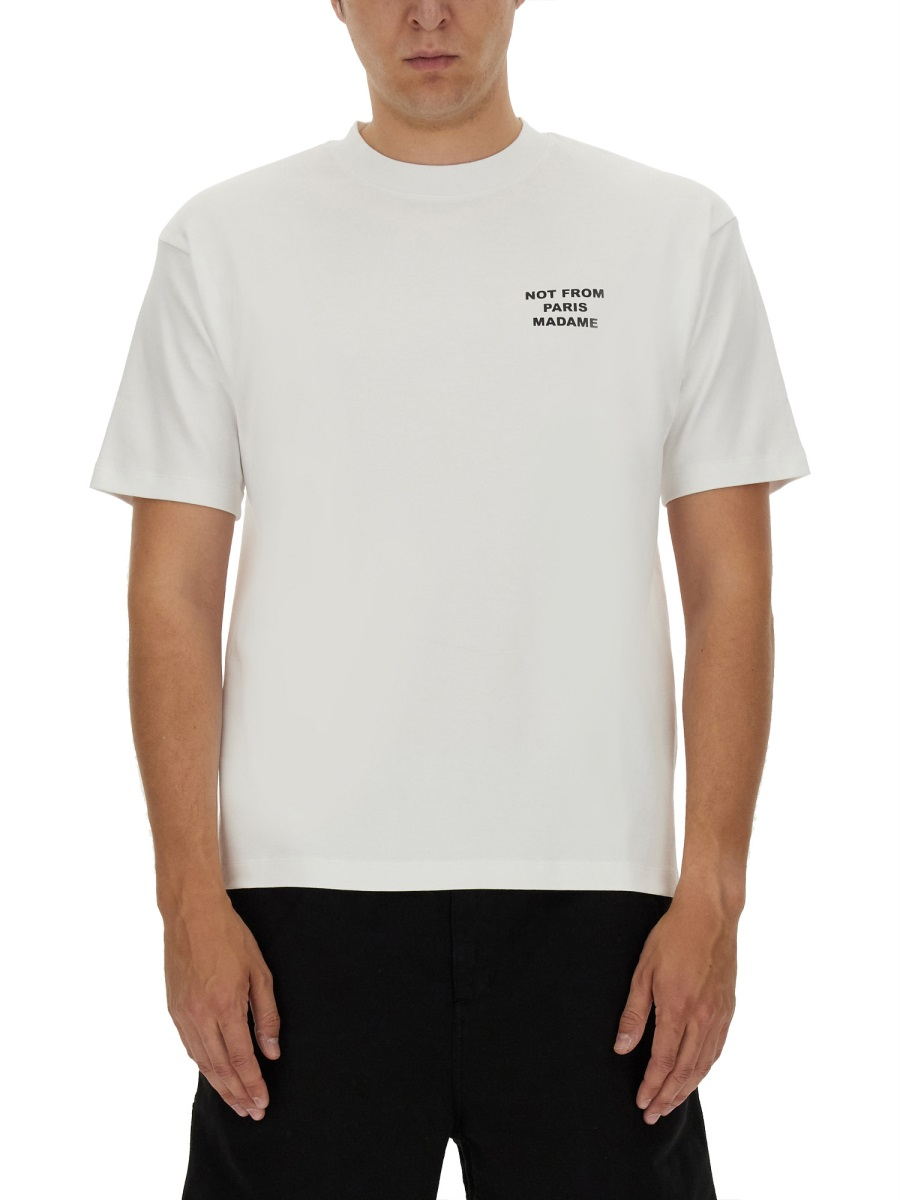 [DROLE DE MONSIEUR] T-shirts Short Sleeve FW26 TS203_CO002OPTICWHITE