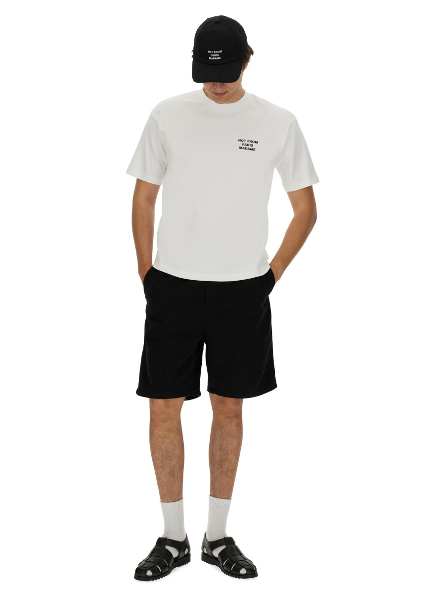 [DROLE DE MONSIEUR] T-shirts Short Sleeve FW26 TS203_CO002OPTICWHITE