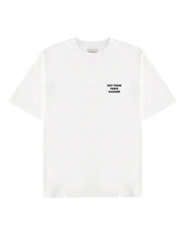[DROLE DE MONSIEUR] T-shirts Short Sleeve FW26 TS203_CO002OPTICWHITE