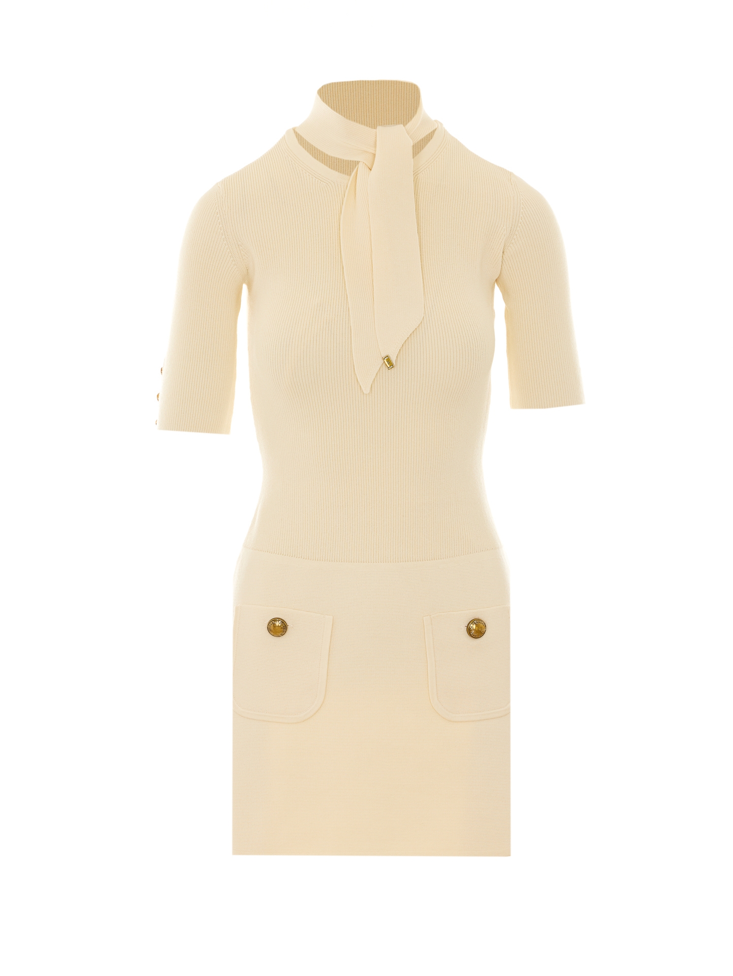[ELISABETTA FRANCHI] Short sleeve dress FW26 AM04S66E2193