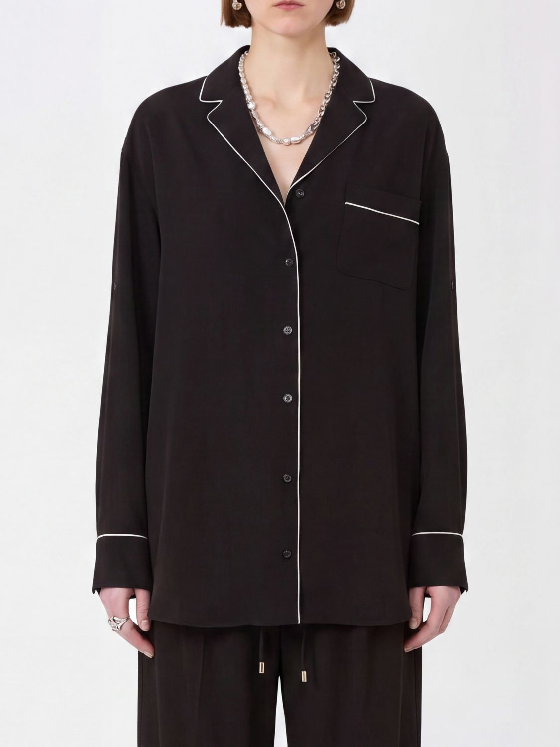 [SPORTMAX] Shirts Long Sleeve SS26 2612191022600 003
