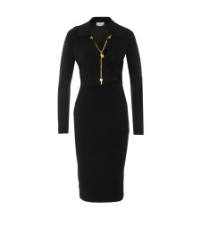 [ELISABETTA FRANCHI] Long sleeve dress FW26 AM19S66E2110