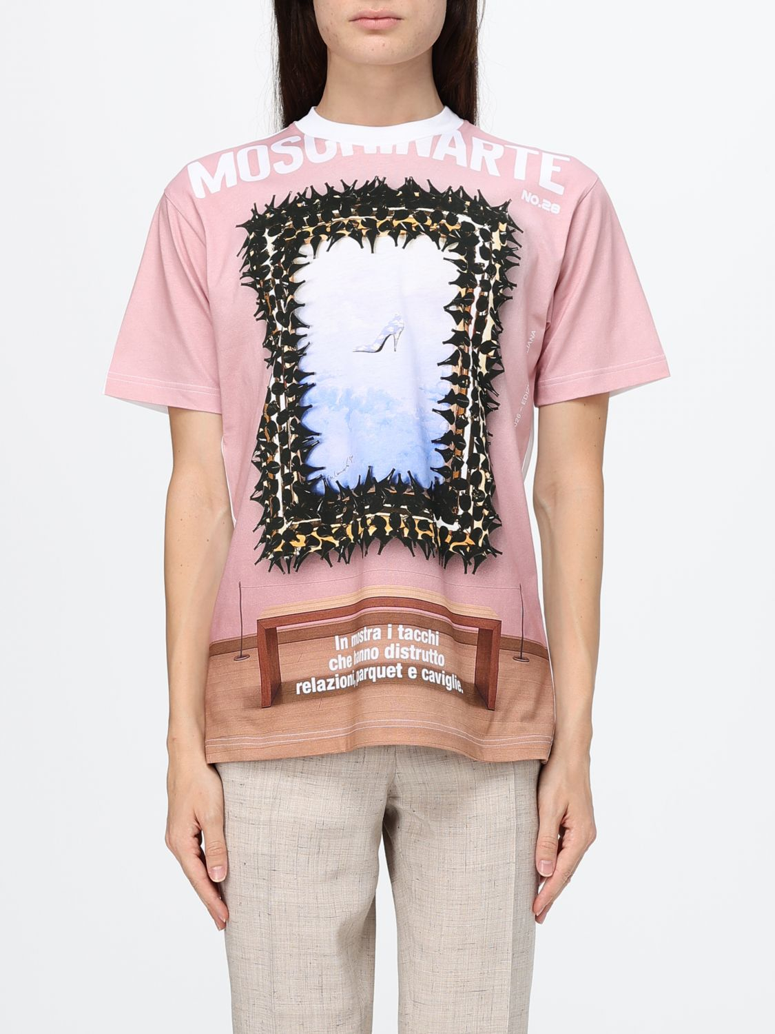 [MOSCHINO COUTURE] T-shirts Short Sleeve SS26 07150441 1888