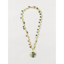 [ALLUJEWELS] Necklace SS26 MARTINA VERDE CHIARO