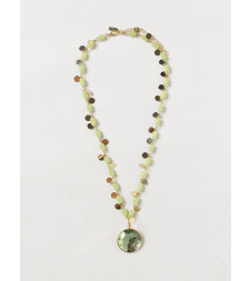 [ALLUJEWELS] Necklace SS26 MARTINA VERDE CHIARO