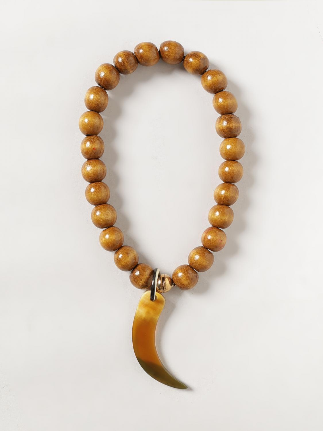 [ALLUJEWELS] Necklace SS26 COLLANE WOODY+CORNO NUT
