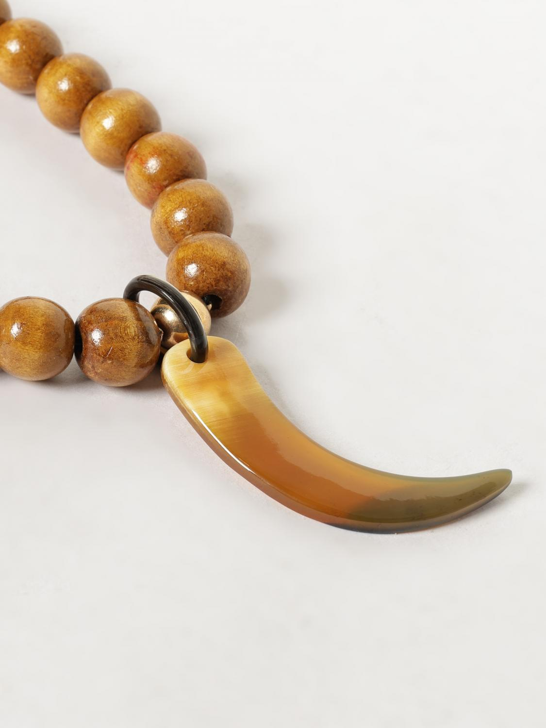 [ALLUJEWELS] Necklace SS26 COLLANE WOODY+CORNO NUT