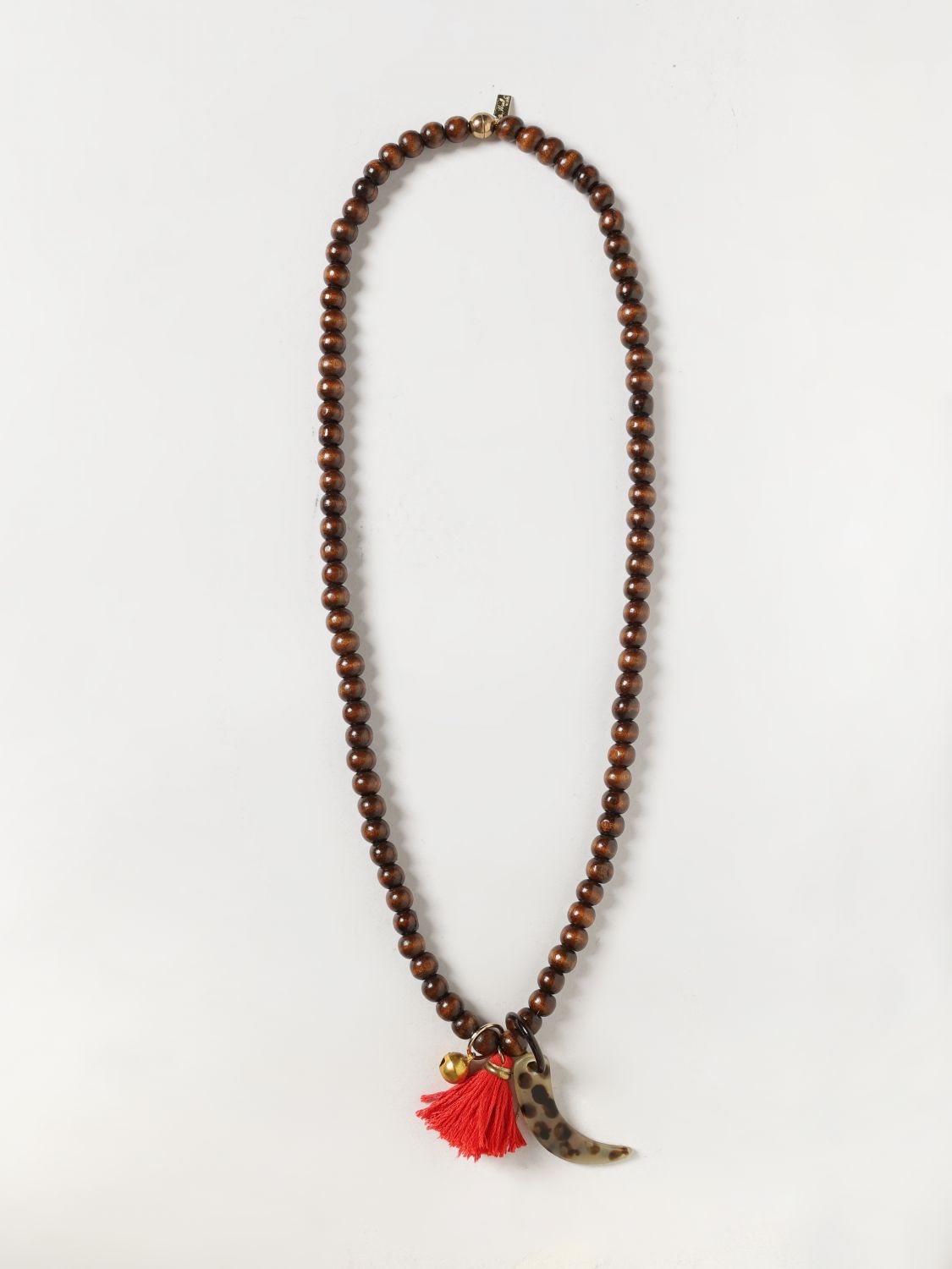 [ALLUJEWELS] Necklace SS26 MINI WOODY MARRONE