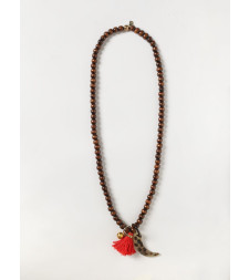 [ALLUJEWELS] Necklace SS26 MINI WOODY MARRONE