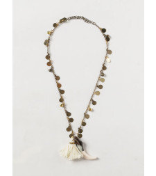 [ALLUJEWELS] Necklace SS26 MONETINE+NAPPE+CORNO OTTONE