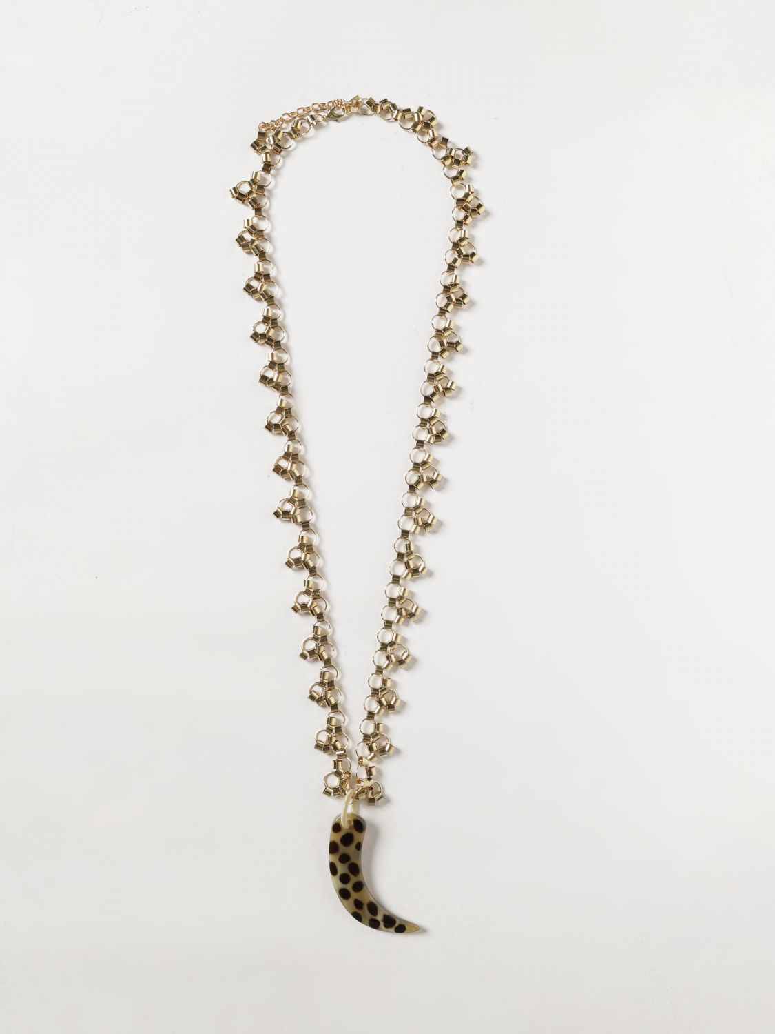 [ALLUJEWELS] Necklace SS26 COLLANE GOLD+CORNO MACULATO GOLD