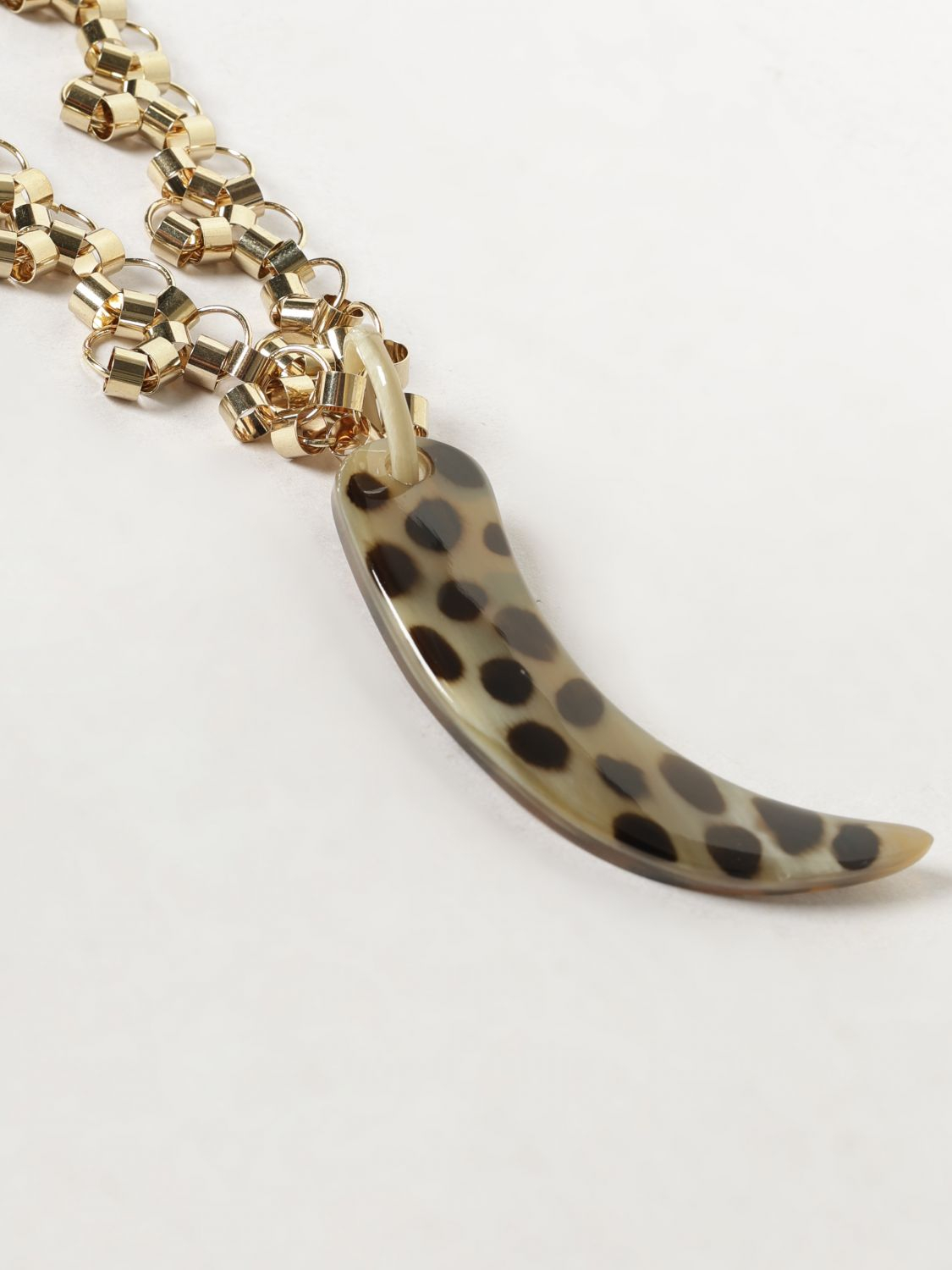 [ALLUJEWELS] Necklace SS26 COLLANE GOLD+CORNO MACULATO GOLD