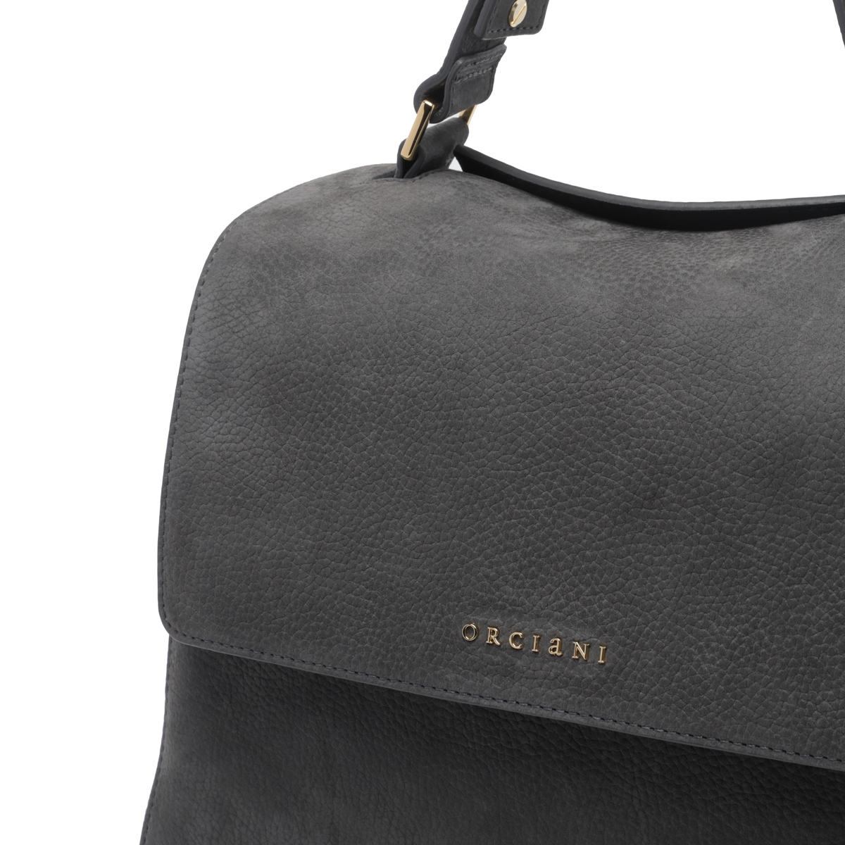 [ORCIANI] Shoulder bag FW26 BT2006NBUCARBONE