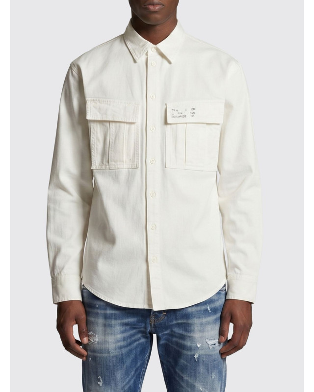 [Dsquared2] Shirts Long Sleeve SS26 S71DM0830D35058 100
