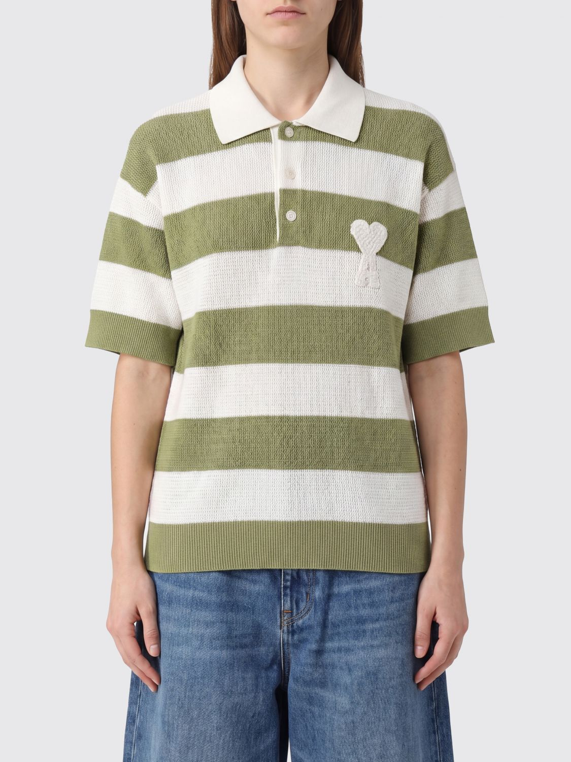 [Ami Paris] T-shirts Short Sleeve SS26 FPL430KN0153A 041